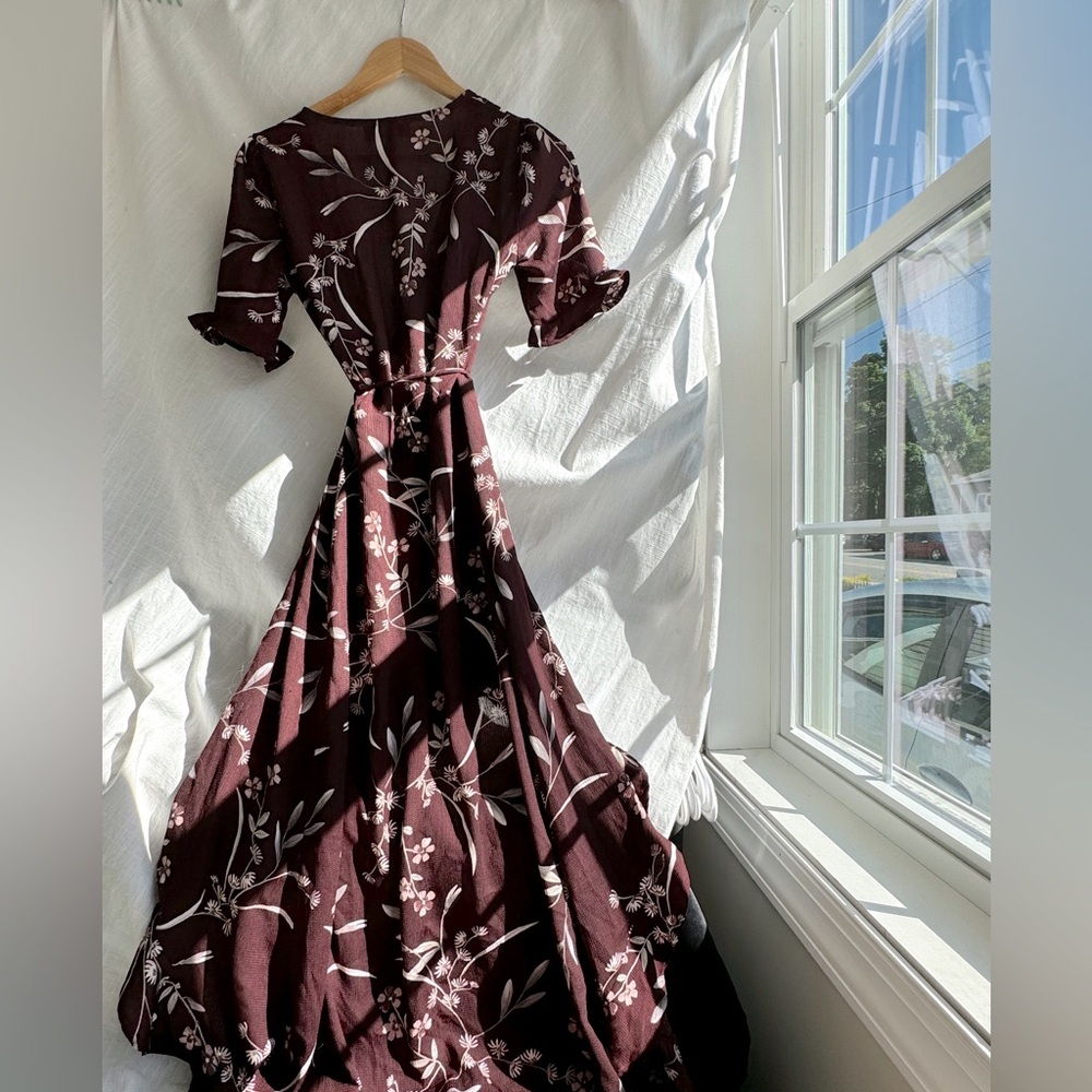 Lulu's Small Wrap Dress - Picture 2 of 4